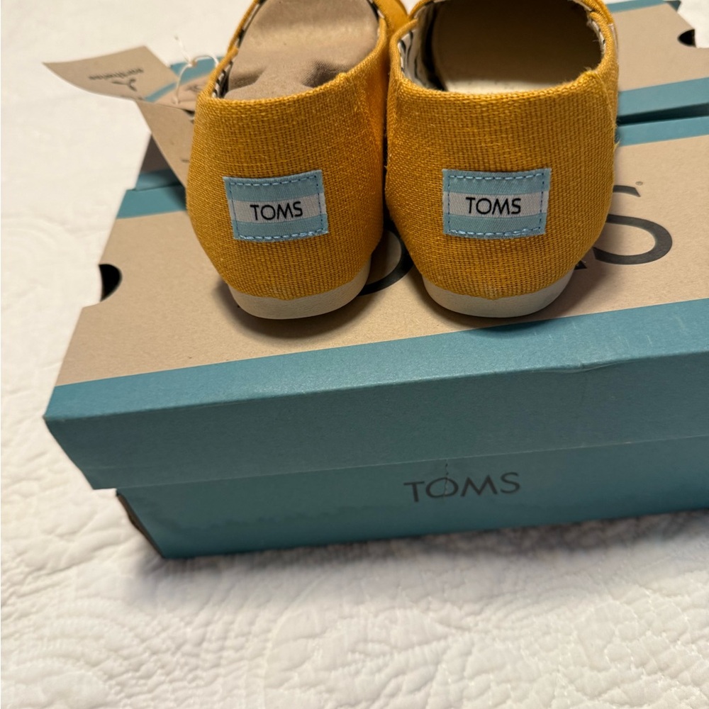 TOMS Kids Yellow Shoes